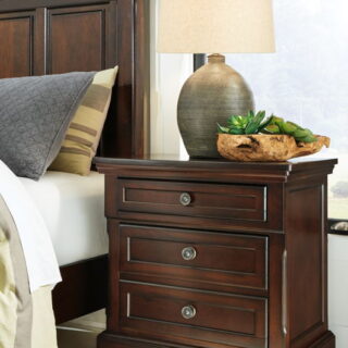 Porter Rustic Brown Two Drawer Night Stand