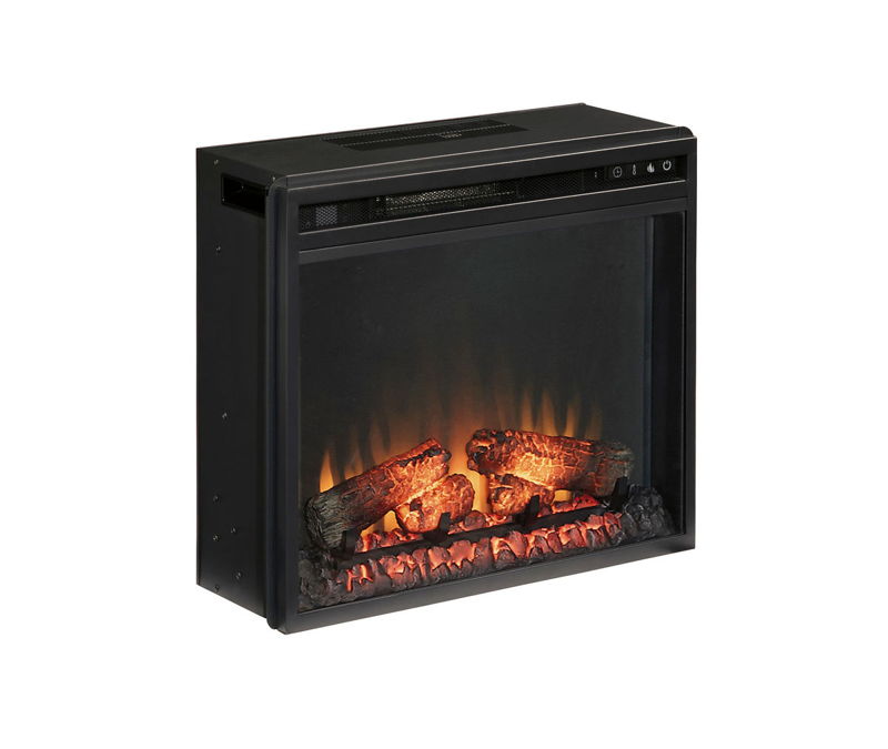Entertainment Accessories - Black - Fireplace Insert