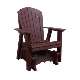 Amish Polytuf Adirondack Glider