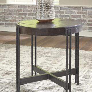 Jillenhurst - Dark Brown - Round End Table