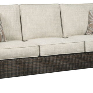 Paradise Trail - Medium Brown - Sofa with Cushion
