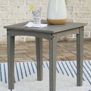 Visola - Gray - Square End Table