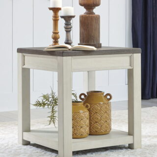 Bolanburg - Brown/White - Square End Table