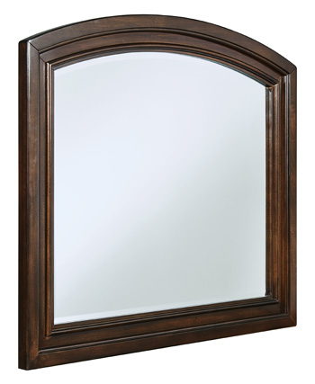 Porter Rustic Brown Bedroom Mirror