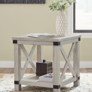 Carynhurst - Whitewash - Rectangular End Table