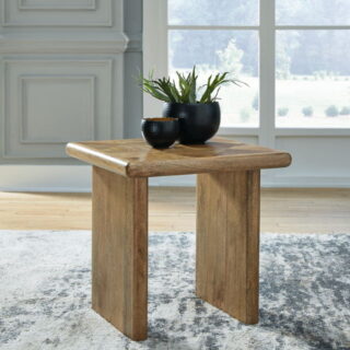 Lawland - Light Brown - Square End Table