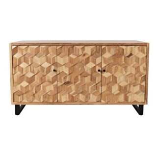 Geometrix 3-door Accent Cabinet