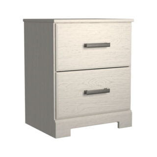 Stelsie - White - Two Drawer Night Stand