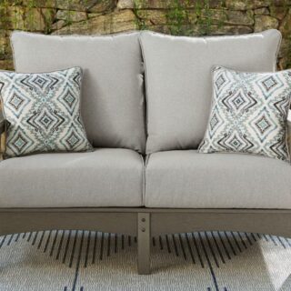 Visola - Gray - Loveseat With Cushion