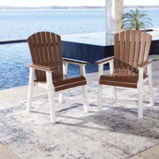 Genesis - Brown / White - Arm Chair