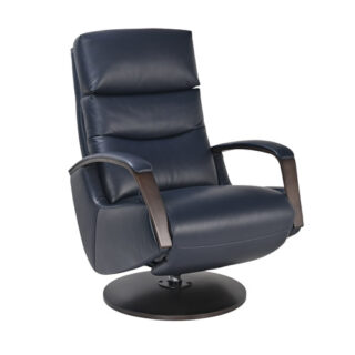 Vienna Push-Back Recliner - Navy