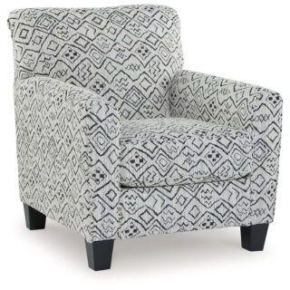 Hayesdale - Black / Cream - Accent Chair