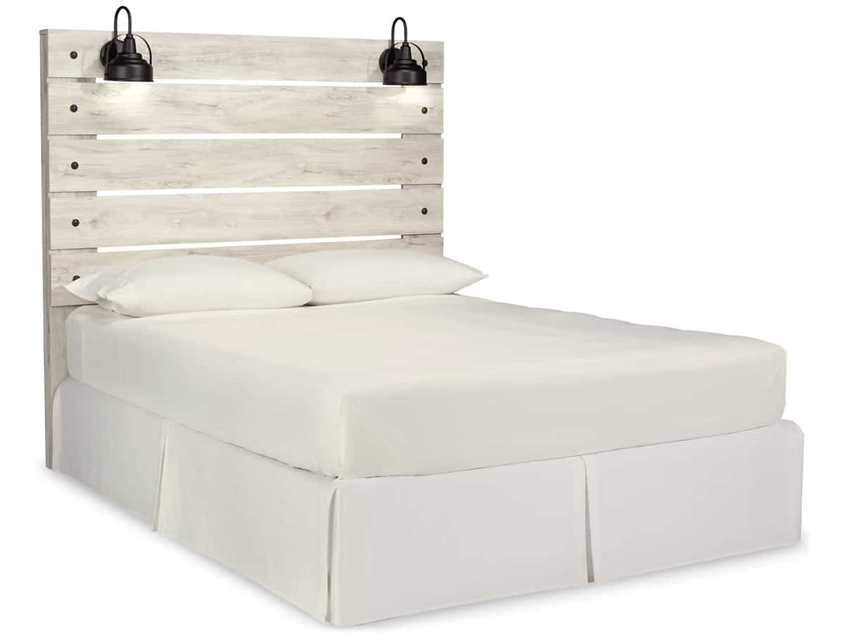 Cambeck - Whitewash - Queen Panel Headboard