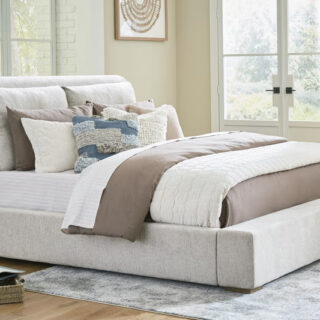 Cabalynn - Light Brown - Queen Upholstered Bed