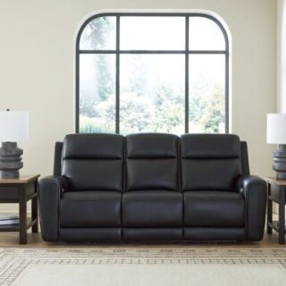 5Z-Comfort Power Reclining Sofa with Adjustable Headrest