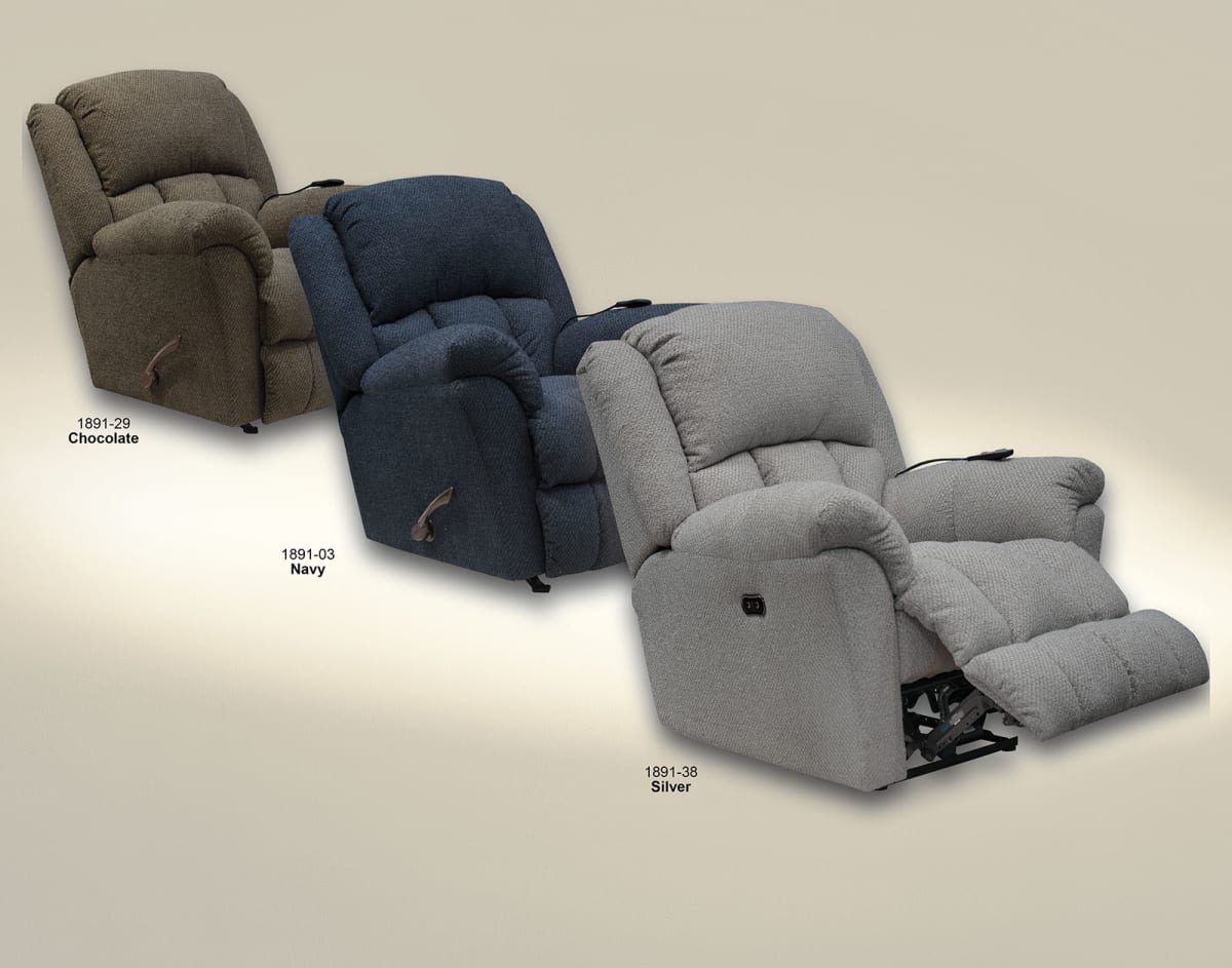 Blarney - Power Wall Hugger Recliner With Heat & Massage - Chocolate