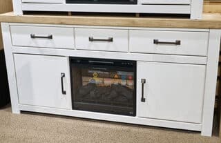Savonport XL TV Stand w/Fireplace Option