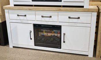 Savonport XL TV Stand w/Fireplace Option